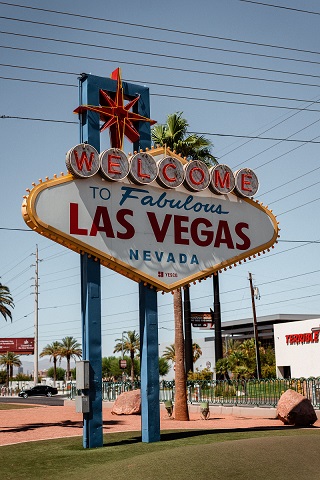 City of Las Vegas sign, location of where you google search determines results because of proximity