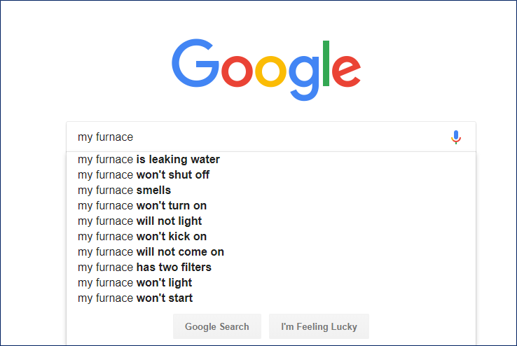 google my furnace