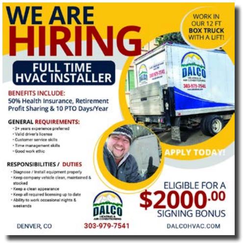 web ads for hvac jobs